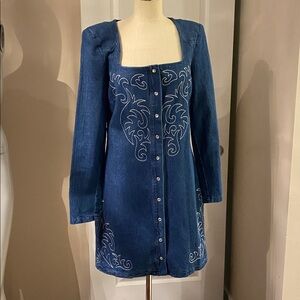 Avec Les Filles Classic Denim Jeans dress 6